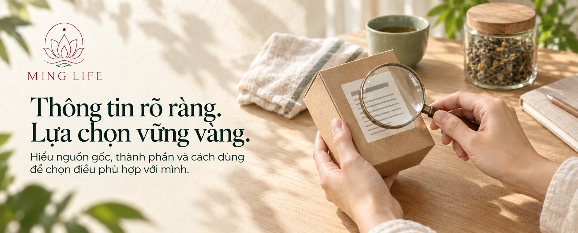 MING LIFE - Hệ sinh thái sống khỏe toàn diện - banner 2